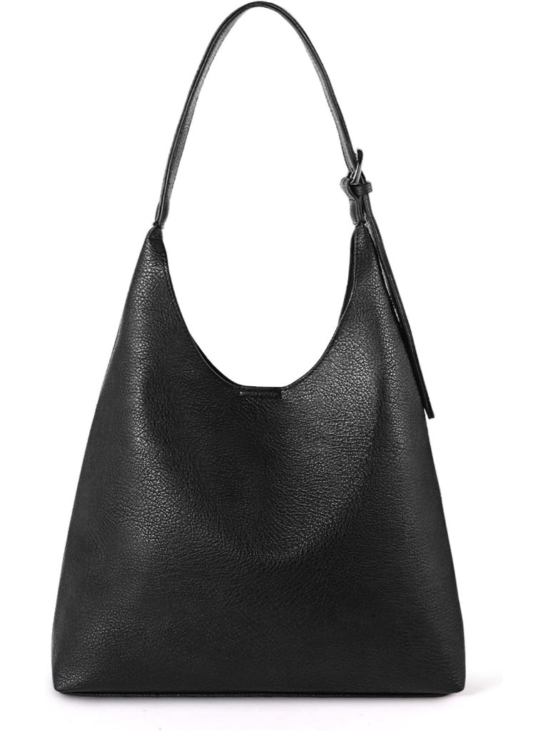 Hobo Bag For Women, Vegan Leather Slouchy Shoulder Handbags Purses For Women Wit